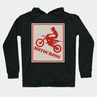 vintage retro motocross Hoodie